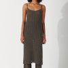 Apparel Zulu & Zephyr | Charcoal Cotton Crochet Dress