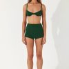 Swim Zulu & Zephyr | Pine Cord Towelling Balconette Bra Cup