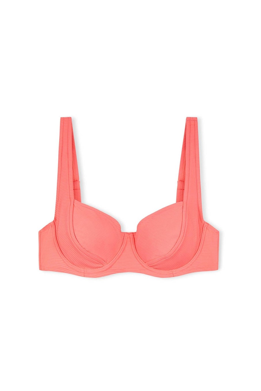 Swim Zulu & Zephyr | Signature Bra Cup Top - Coral