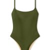 Swim Zulu & Zephyr | Signature Simple One Piece - Khaki