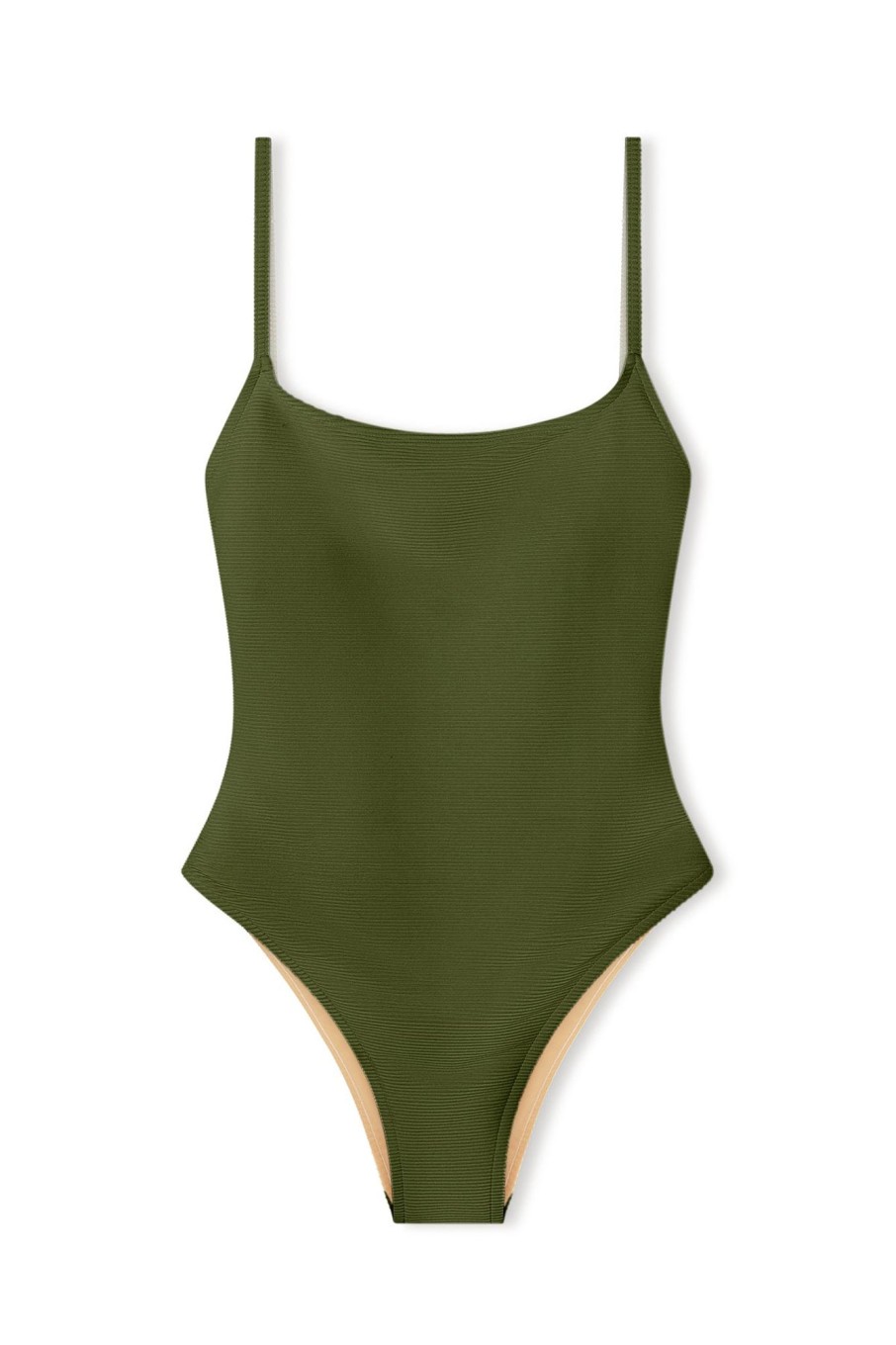 Swim Zulu & Zephyr | Signature Simple One Piece - Khaki