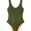 Swim Zulu & Zephyr | Signature Bralette One Piece - Khaki