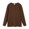 Apparel Zulu & Zephyr | Signature Rib Knit Top - Chocolate