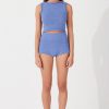 Apparel Zulu & Zephyr | Sky Cotton Blend Knit Short