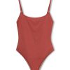 Swim Zulu & Zephyr | Signature Simple One Piece - Earth Red