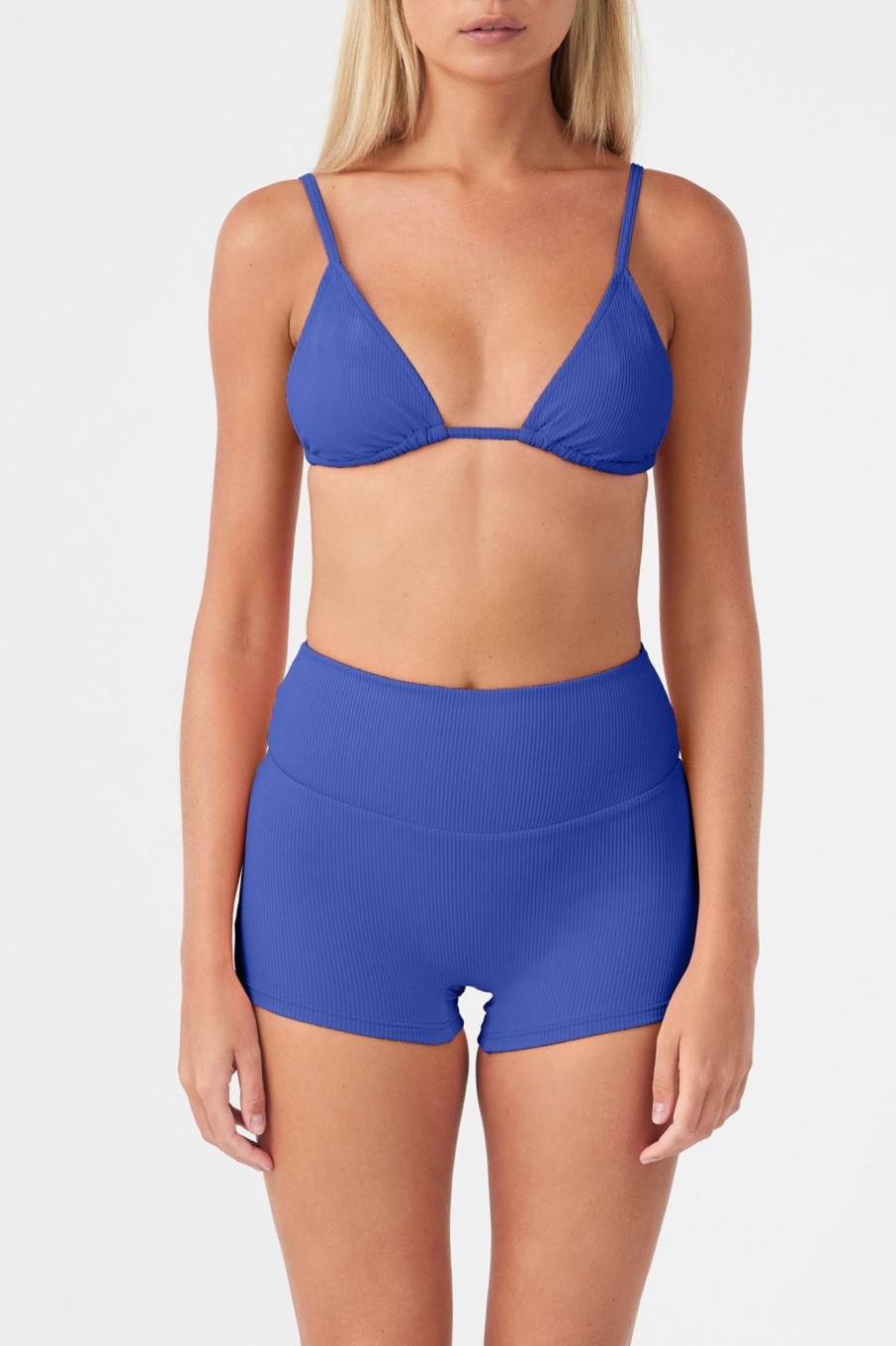 Swim Zulu & Zephyr | Signature Triangle Top - Deep Blue