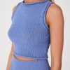 Apparel Zulu & Zephyr | Sky Cotton Blend Knit Top