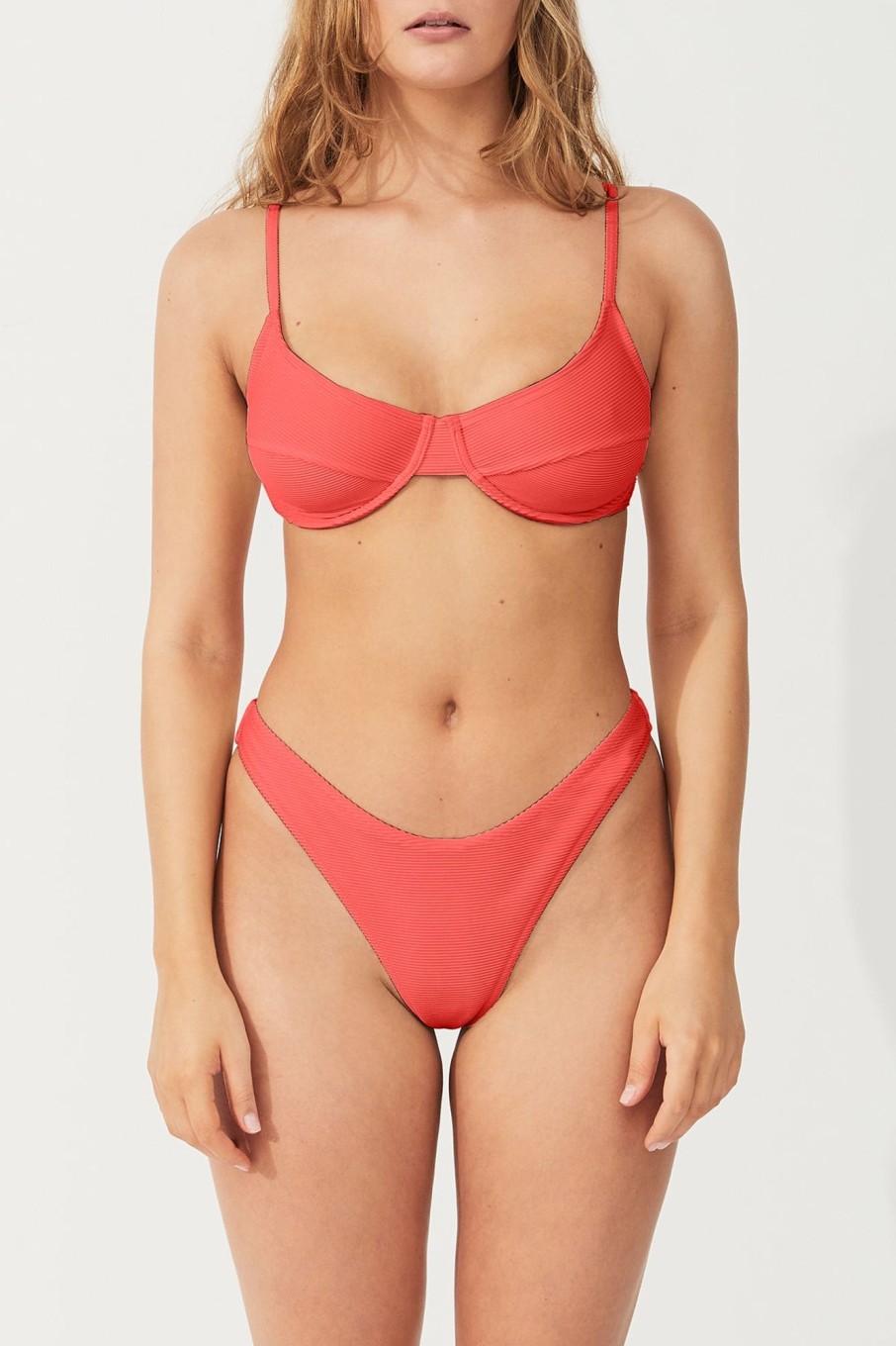 Swim Zulu & Zephyr | Signature Balconette Bra Cup Top - Cranberry