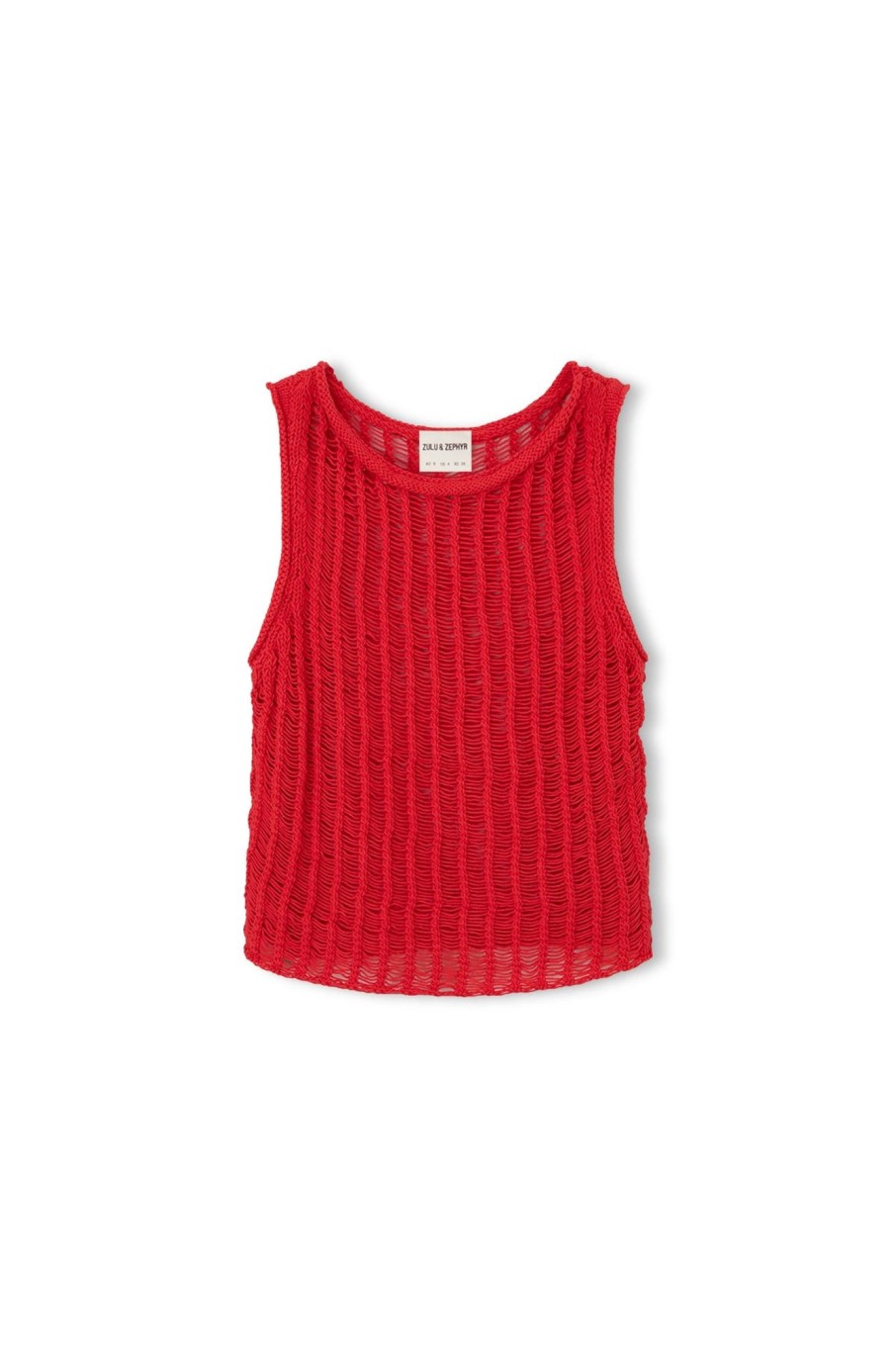 Apparel Zulu & Zephyr | Chilli Cotton Crochet Top