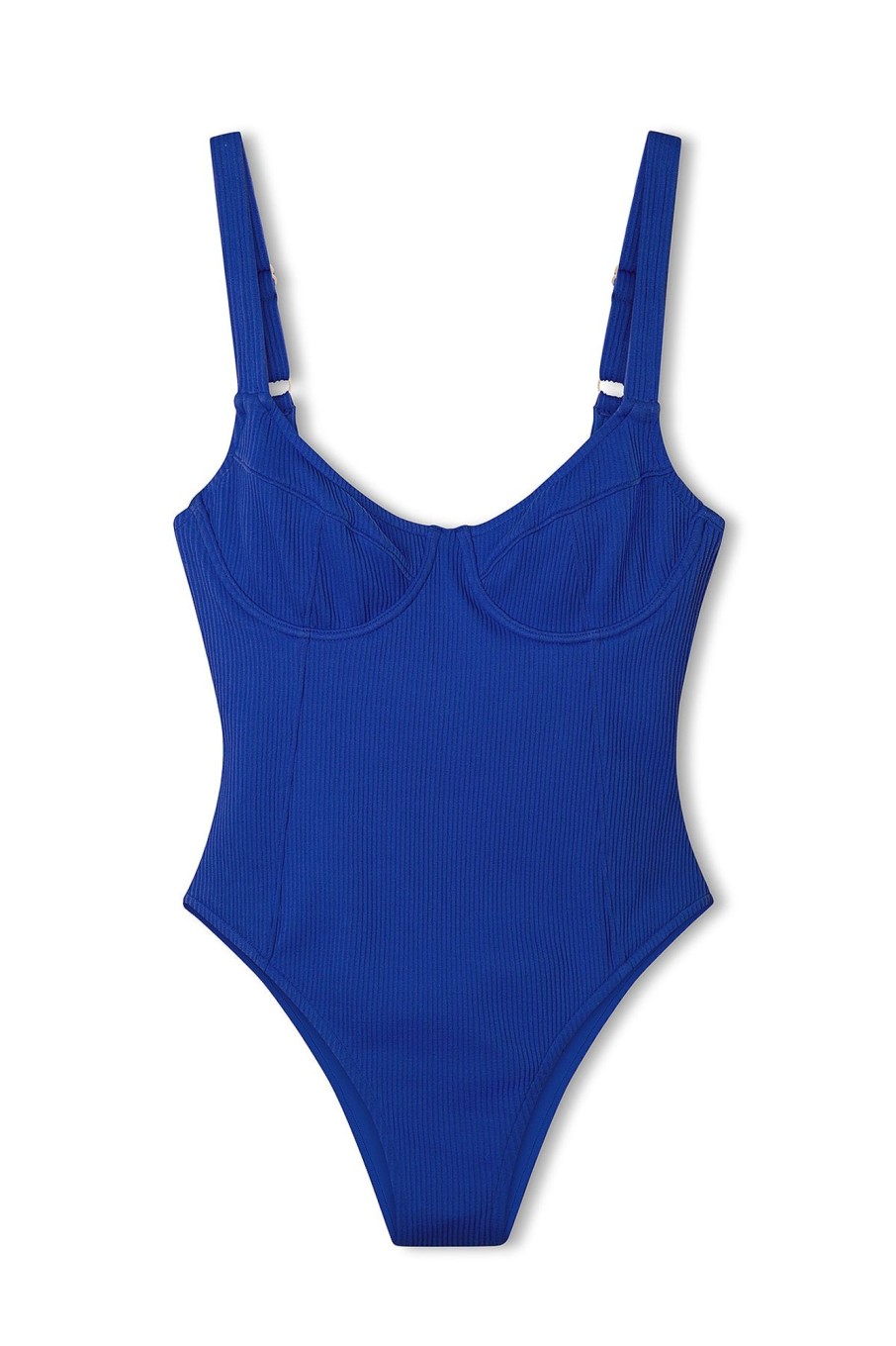 Swim Zulu & Zephyr | Marine Rib Balconette One Piece