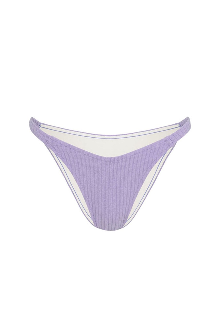 Swim Zulu & Zephyr | Cord Towelling Curve String Brief - Lilac