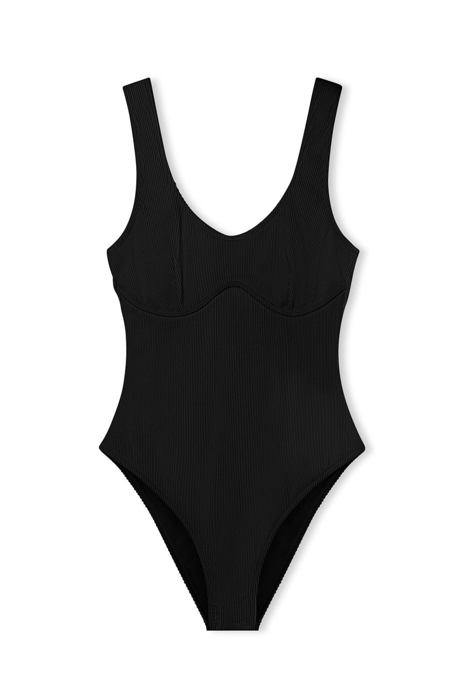 Swim Zulu & Zephyr | Signature Bralette One Piece - Black