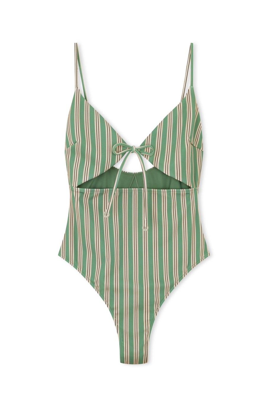 Swim Zulu & Zephyr | Myrtle Pinstripe Tie One Piece