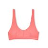 Swim Zulu & Zephyr | Signature Waistband Bralette Top - Coral