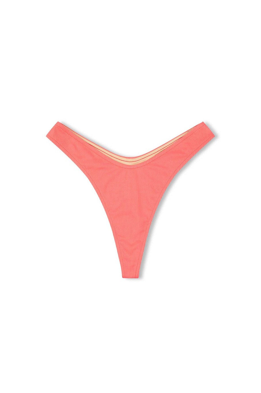 Swim Zulu & Zephyr | Signature Thong Brief - Coral