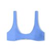 Swim Zulu & Zephyr | Signature Crop Bralette Top - Bay Blue