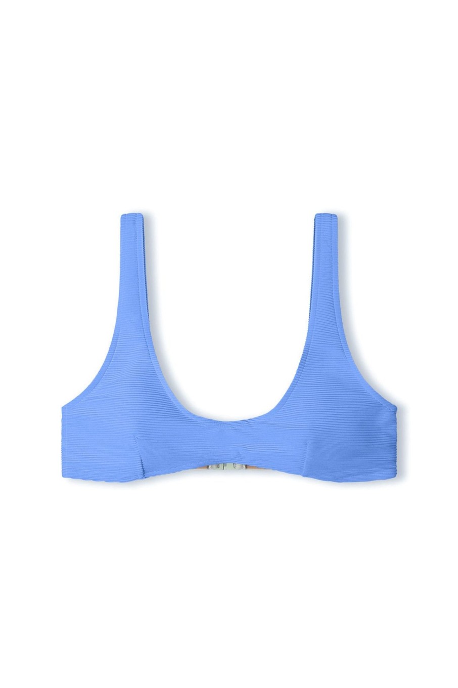 Swim Zulu & Zephyr | Signature Crop Bralette Top - Bay Blue