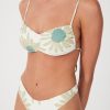 Swim Zulu & Zephyr | Aloe Flower Rouched Tie Bralette