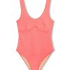 Swim Zulu & Zephyr | Signature Bralette One Piece - Coral