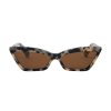 Accessories Zulu & Zephyr | Zulu & Zephyr X Local Supply - Slim Cat Eye Sunglasses - Tortoise