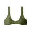 Swim Zulu & Zephyr | Signature Crop Bralette Top - Khaki