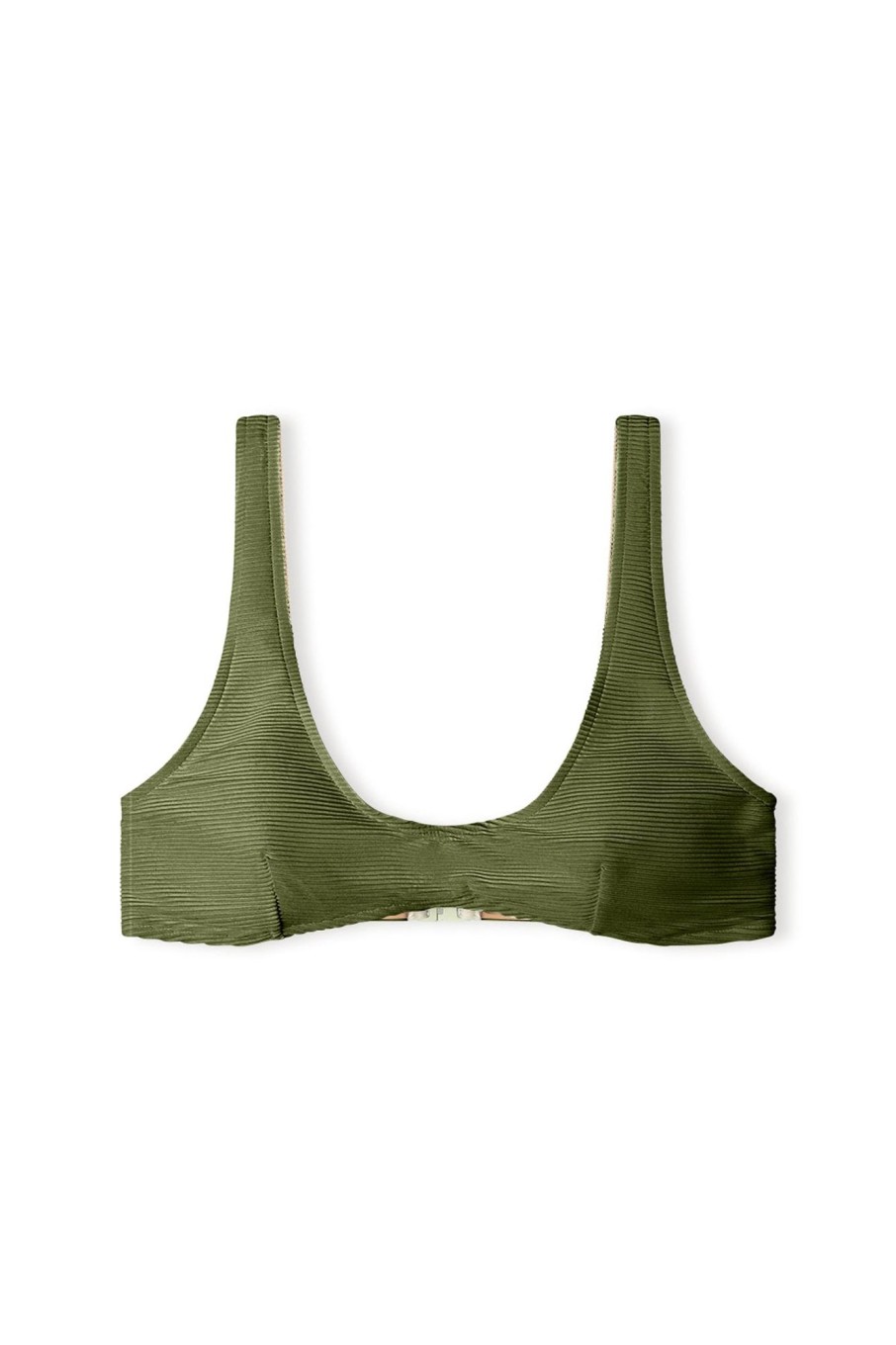 Swim Zulu & Zephyr | Signature Crop Bralette Top - Khaki