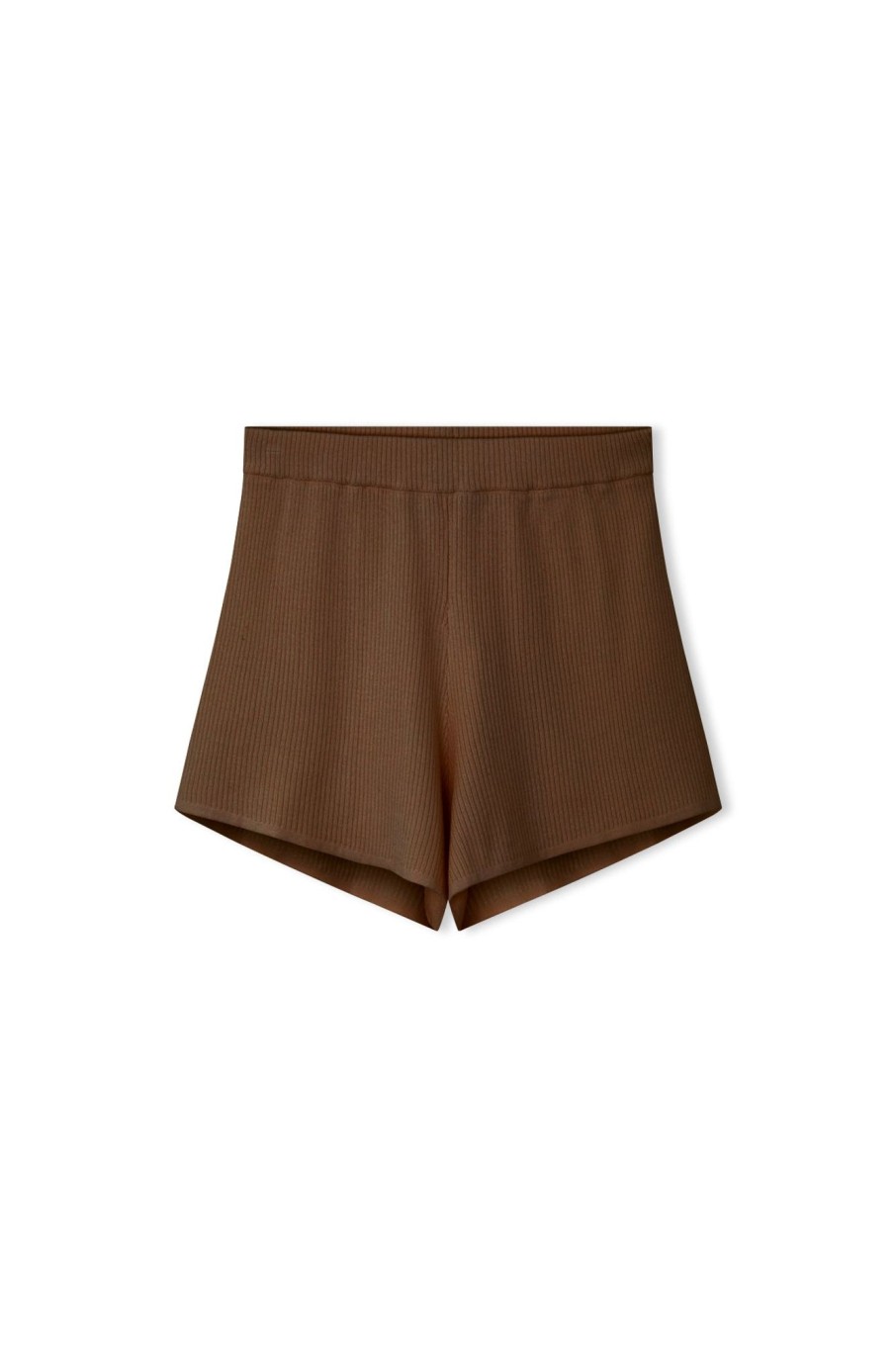 Apparel Zulu & Zephyr | Signature Rib Knit Short - Chocolate