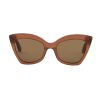 Accessories Zulu & Zephyr | Zulu & Zephyr X Local Supply - Cat Eye Sunglasses - Dune