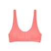 Swim Zulu & Zephyr | Signature Waistband Bralette Top - Coral