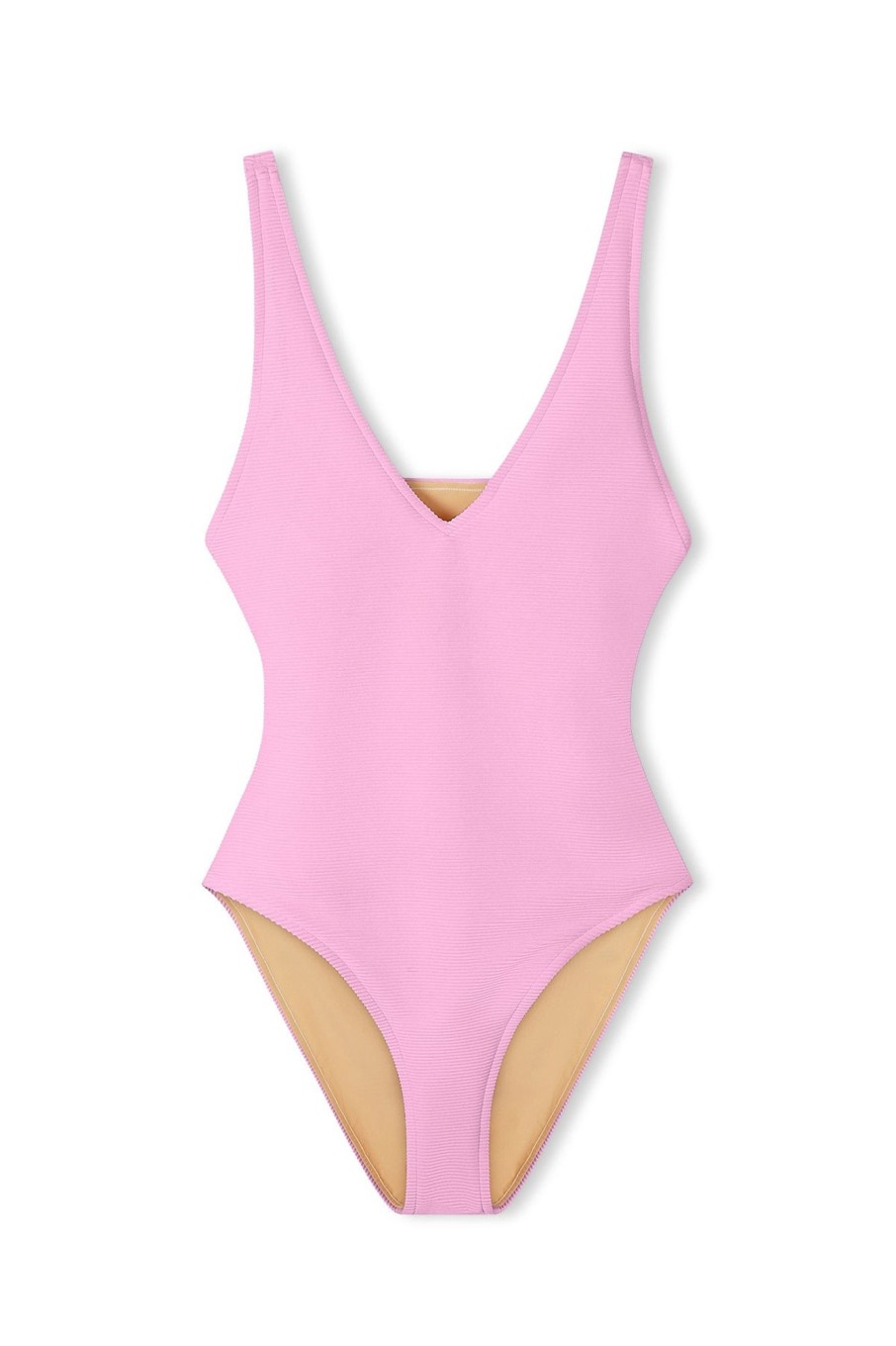 Swim Zulu & Zephyr | Signature Bikini One Piece - Sea Pink