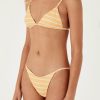 Swim Zulu & Zephyr | Golden Stripe Curve String Brief