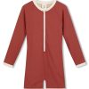 Swim Zulu & Zephyr | Mini Rib Surf Suit - Earth Red