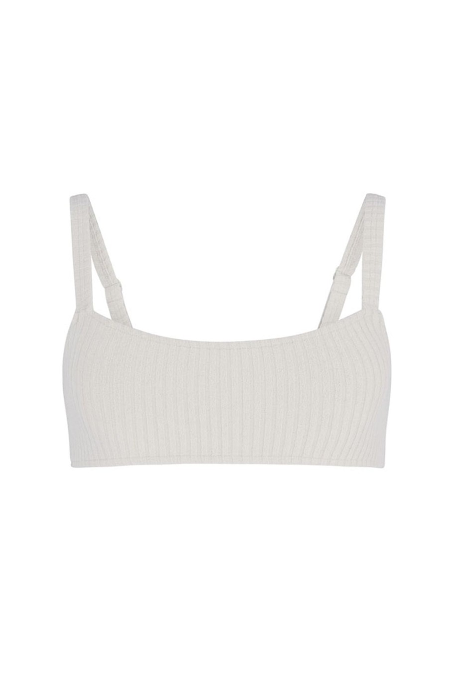 Swim Zulu & Zephyr | Cord Towelling Bralette - Ivory