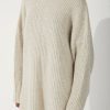 Apparel Zulu & Zephyr | Grey Marle Rws Merino Wool Blend Knit Jumper