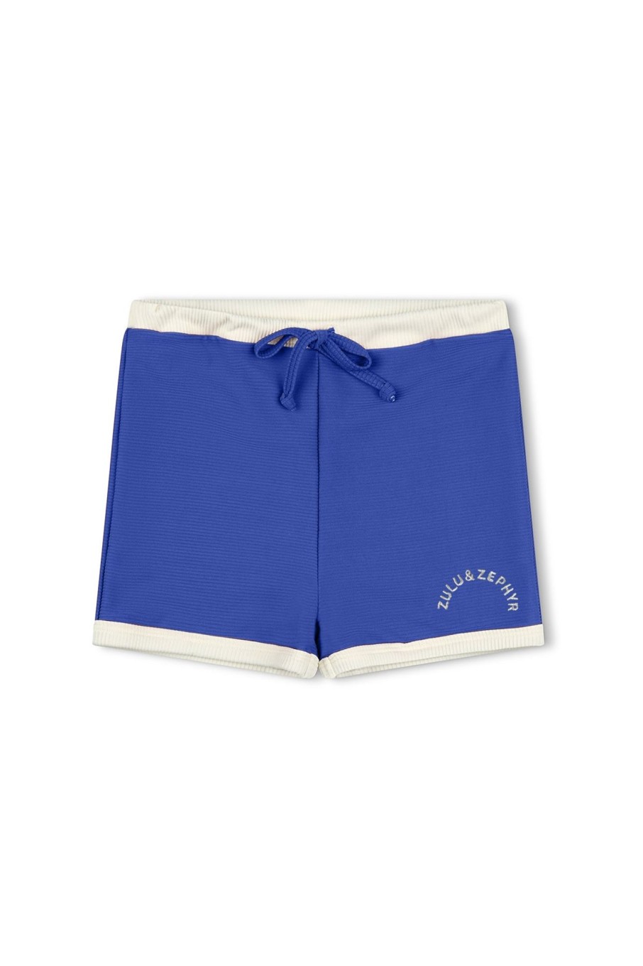 Swim Zulu & Zephyr | Mini Rib Logo Surf Short - Deep Blue