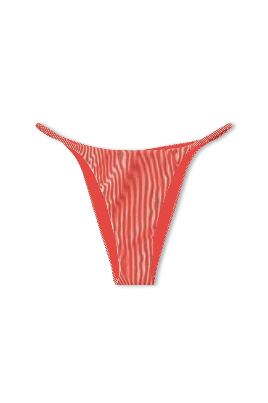 Swim Zulu & Zephyr | Chilli Stripe Rib Curve String Brief