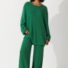 Apparel Zulu & Zephyr | Forest Cotton Wool Blend Knit Pant