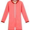 Swim Zulu & Zephyr | Mini Rib Surf Suit - Coral