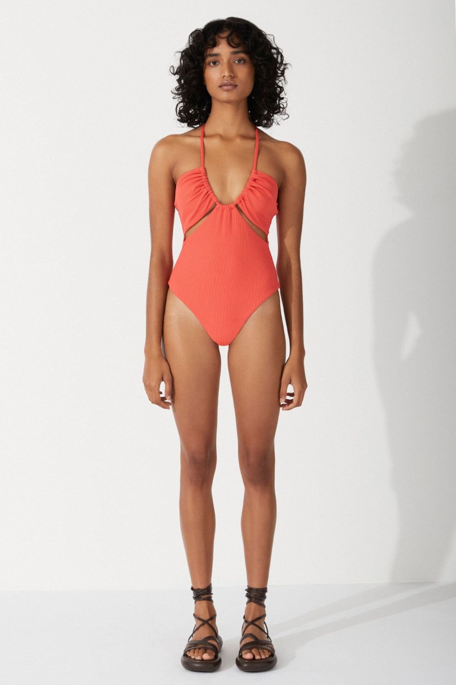 Swim Zulu & Zephyr | Chilli Halter One Piece