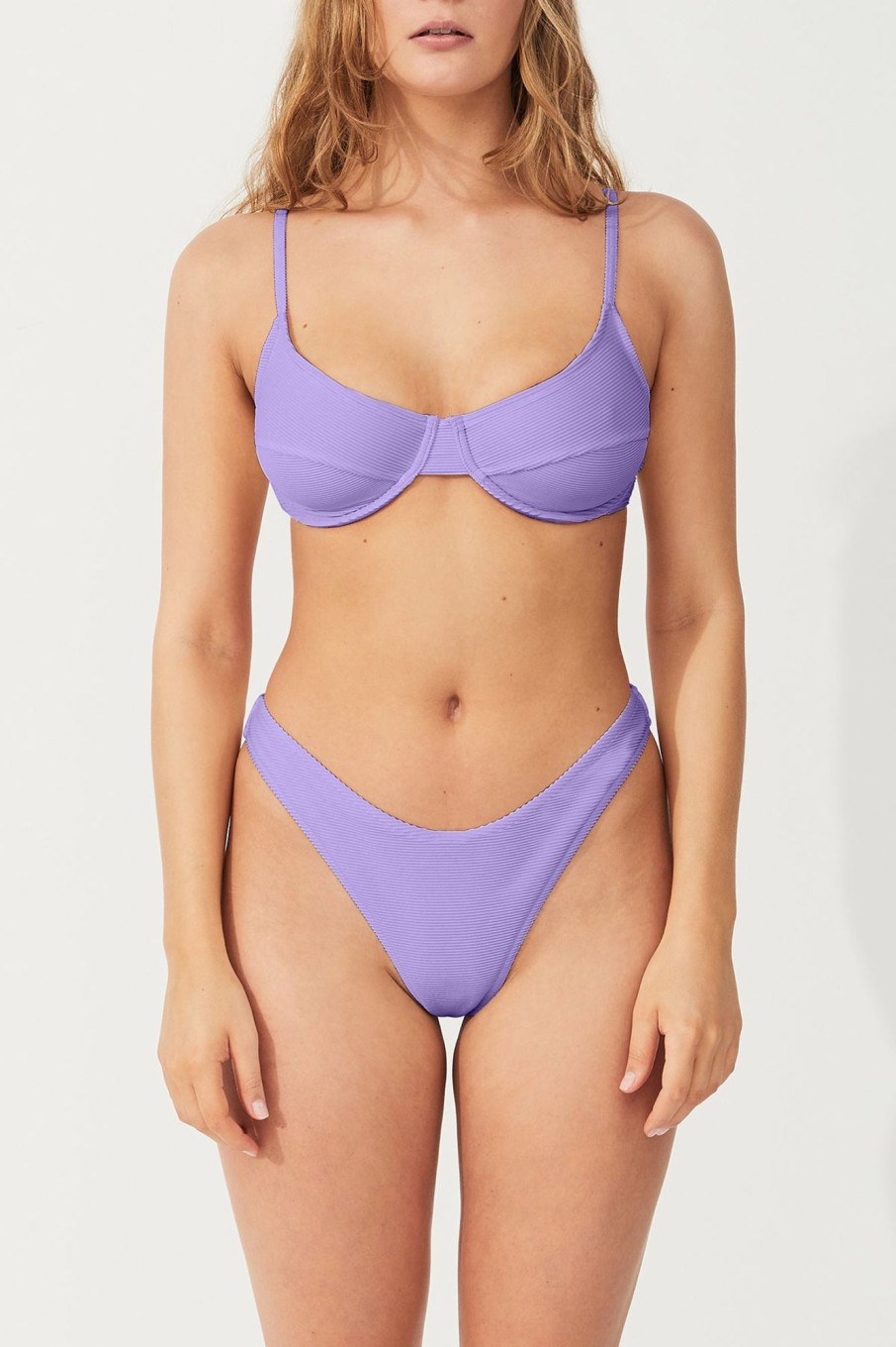 Swim Zulu & Zephyr | Signature Balconette Bra Cup Top - Lavender