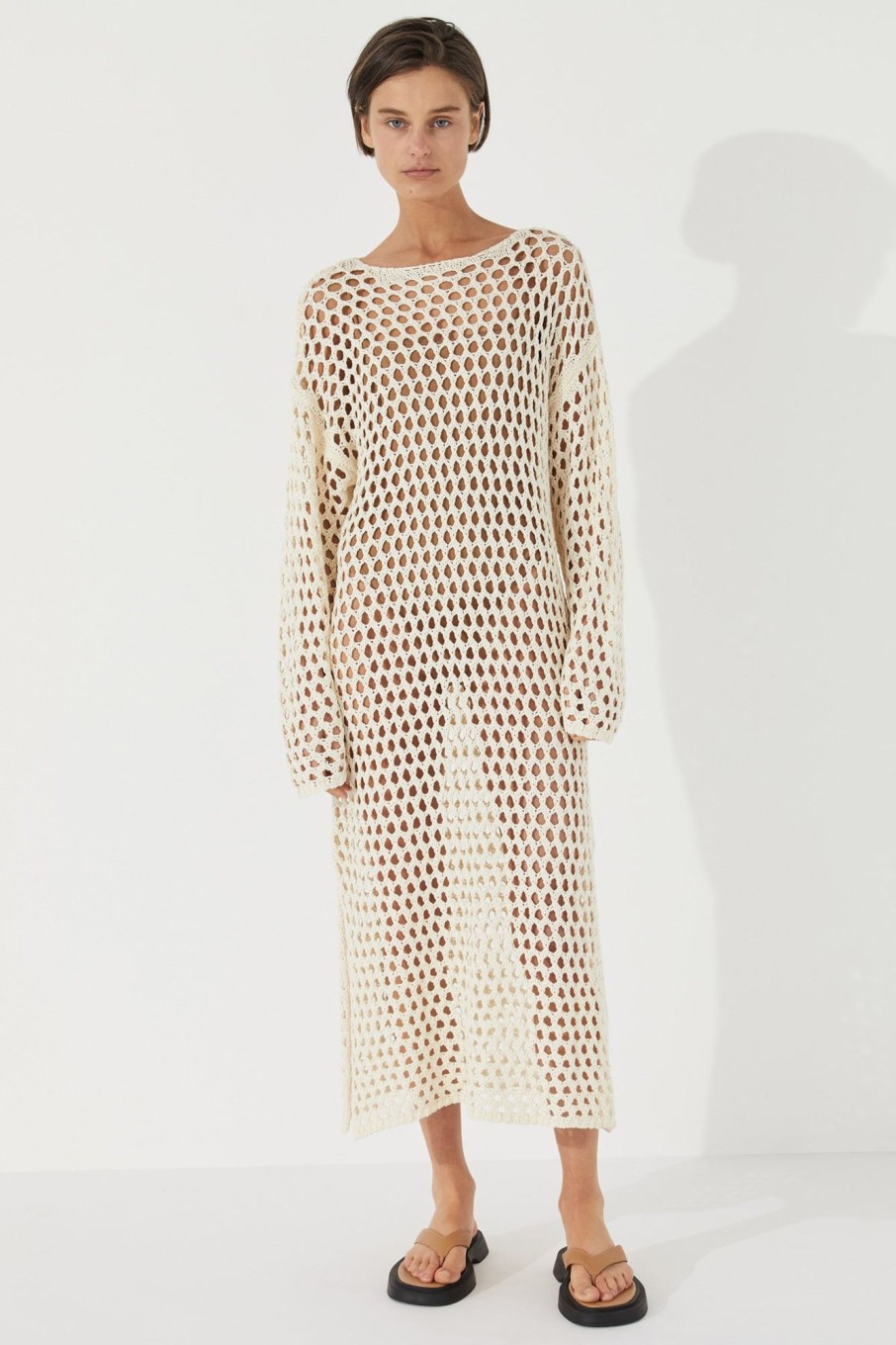 Apparel Zulu & Zephyr | Crochet Dress - Stone