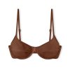 Swim Zulu & Zephyr | Signature Balconette Bra Cup Top - Acorn