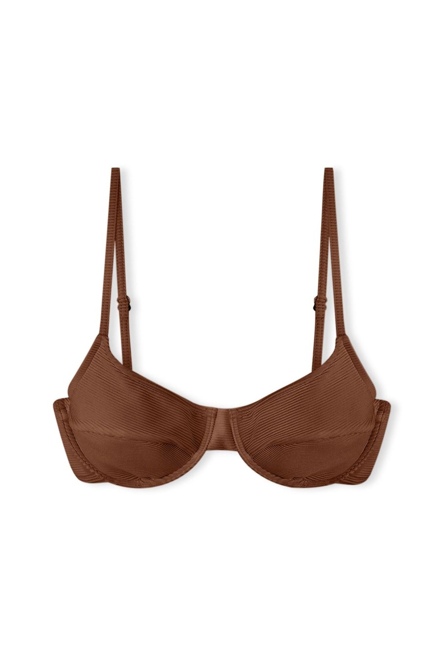 Swim Zulu & Zephyr | Signature Balconette Bra Cup Top - Acorn