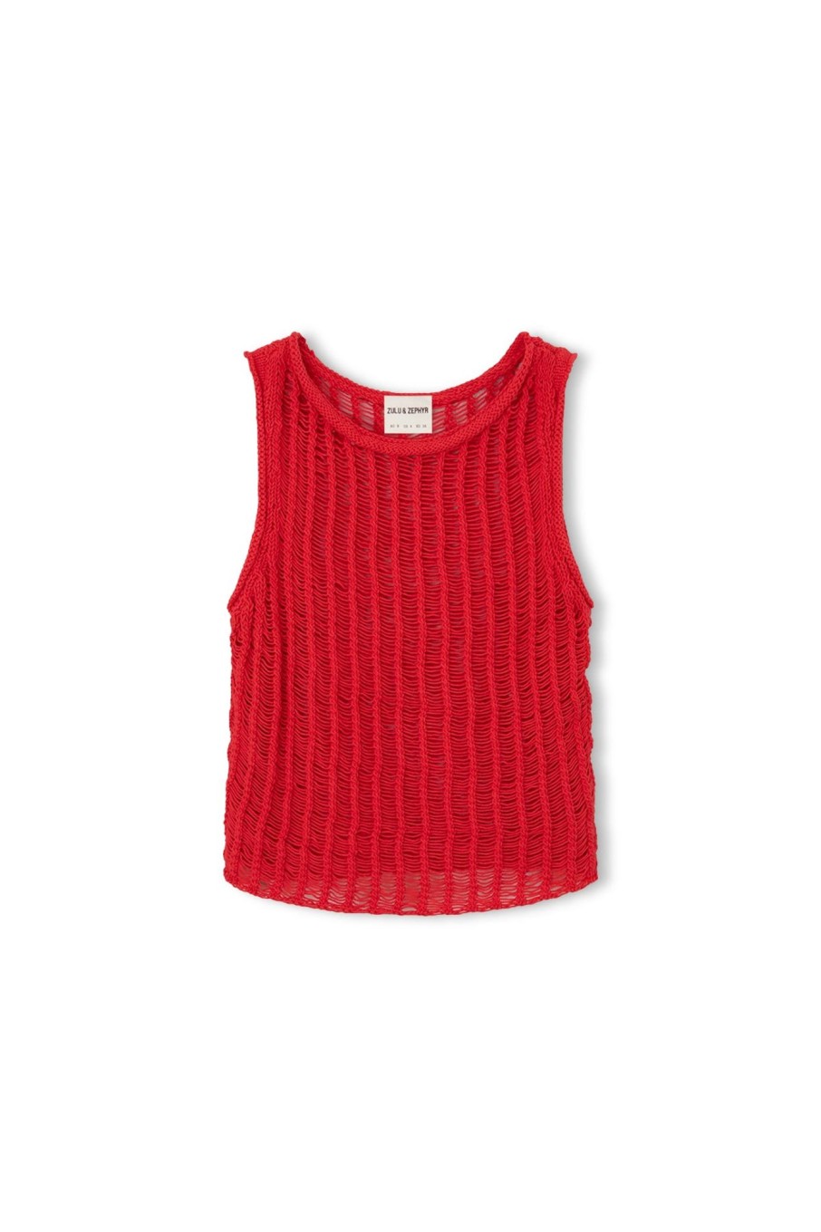 Apparel Zulu & Zephyr | Chilli Cotton Crochet Top