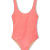 Swim Zulu & Zephyr | Signature Scooped Back One Piece - Coral