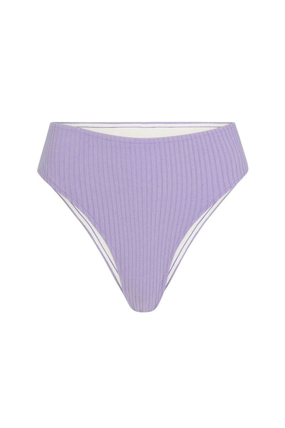 Swim Zulu & Zephyr | Cord Towelling Waisted Brief - Lilac