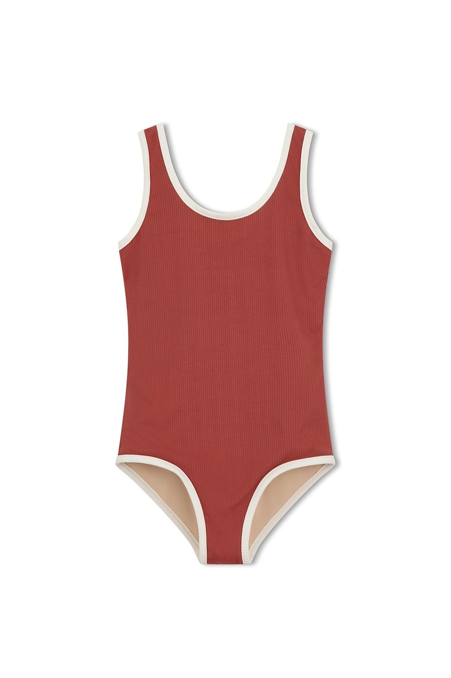 Swim Zulu & Zephyr | Mini Scoop One Piece - Earth Red