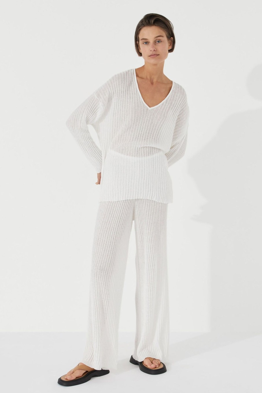 Apparel Zulu & Zephyr | Ribbed Knit Pant - Shea