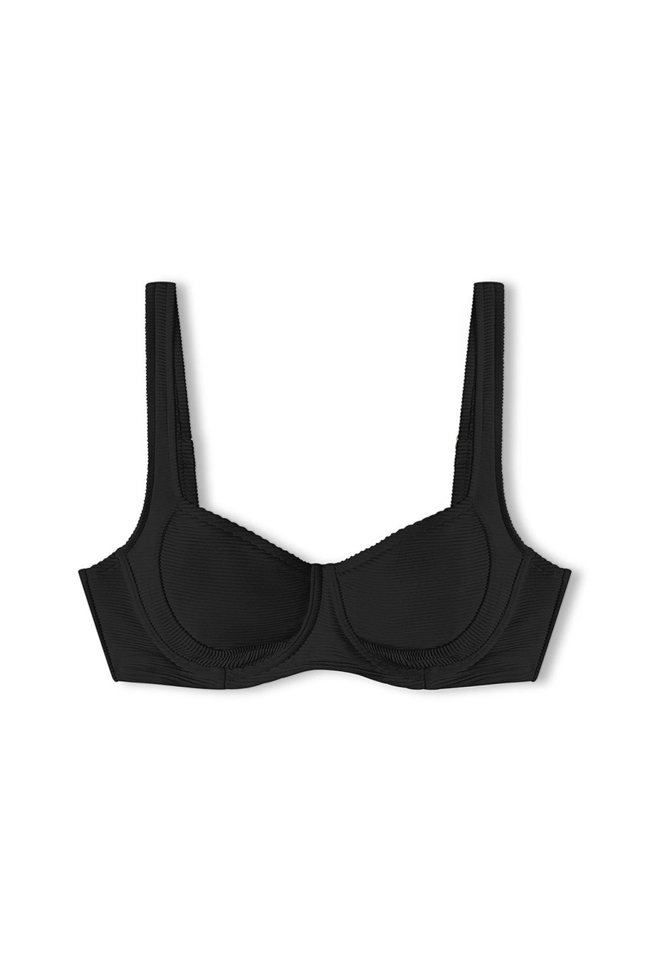 Swim Zulu & Zephyr | Signature Bra Cup Top - Black