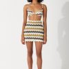 Apparel Zulu & Zephyr | Chevron Cotton Crochet Mini Skirt